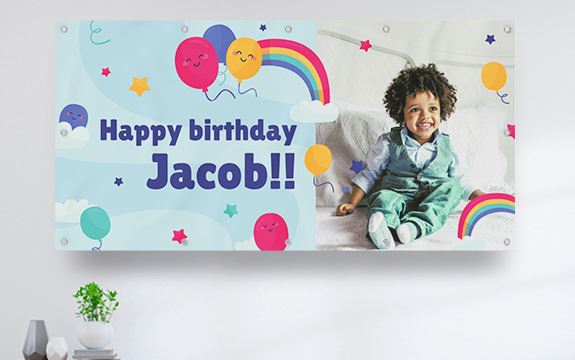 Happy Birthday Personalised Banners!